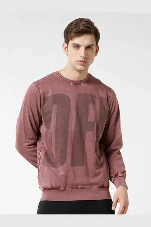 WROGN Men Typography Printed Sweatshirt