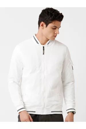 WROGN Men Olive Green Bomber Jacket