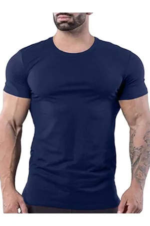 KAEZRI Round Neck Cotton T-shirt