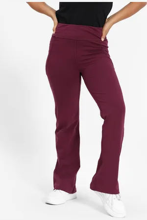 BlissClub Women Comfort Flared High Rise Travel Features Bootcut Trousers