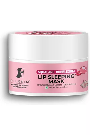 Pilgrim Women Bubblegum Lip Sleeping Mask for Overnight Hydration, For Plump, Smooth Lips -8 g