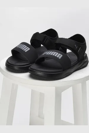 PUMA Brand Logo Printed Softride Seave Sandals