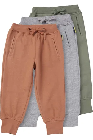 GJ baby Boys Pack Of 3 Cotton Joggers