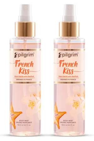 Pilgrim Women Sets - Set Of 2 French Kiss Fragrance Body Mist-150 ml Each