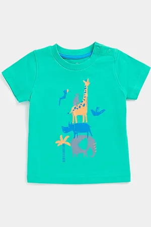 Mothercare Boys Conversational Printed Pure Cotton T-shirt