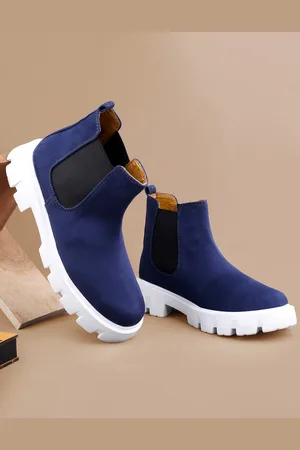 BXXY Men Mid-Top Suede Chelsea Boots