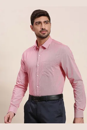 Invictus Men Red Original Slim Fit Opaque Formal Shirt