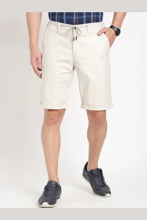 Indian Terrain Men Slim Fit Pure Cotton Chino Shorts