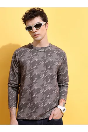 Ketch Men Abstract Printed T-shirt