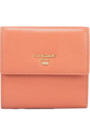Da Milano Women Textured Leather Three Fold Wallet