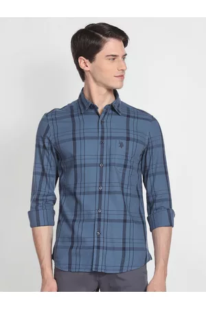 Ralph Lauren Tartan Checks Opaque Cotton Twill Formal Shirt