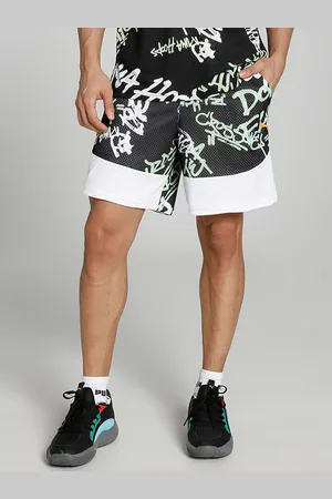 PUMA Men Jamboree AOP Printed Regular Fit Sports Shorts