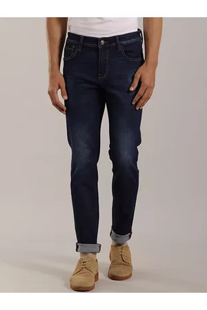 Indian Terrain Brooklyn Men Mid-Rise Slim Fit Clean Look Jeans
