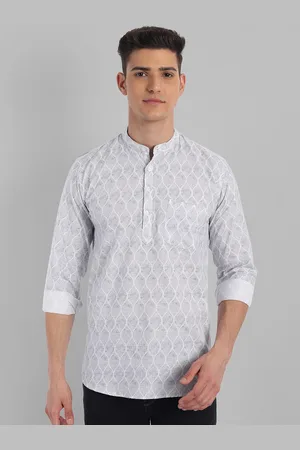 Majestic Geometric Printed Pure Cotton Kurta