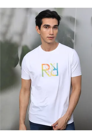 RARE RABBIT Men Rings-4 Slim Fit Solid Polo Collar T-Shirt