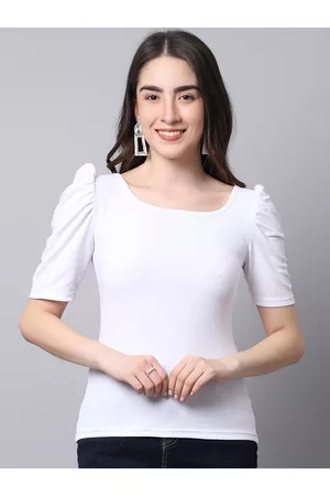 Sugathari Puff Sleeves Regular Top
