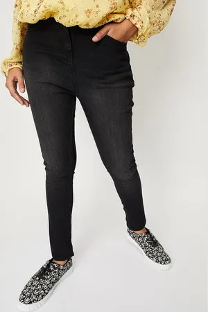 Max Collection Girls Mid Rise Clean Look Light Fade Stretchable Jeans
