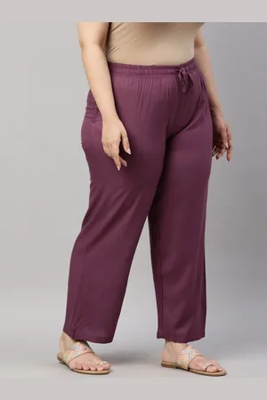 Buy Pink Pants for Women by Go Colors Online | Ajio.com