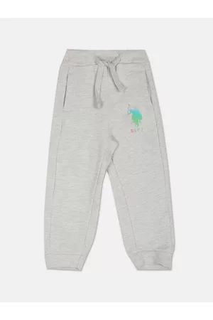 Ralph Lauren U.S. Polo Assn. Girls Mid-Rise Regular Joggers
