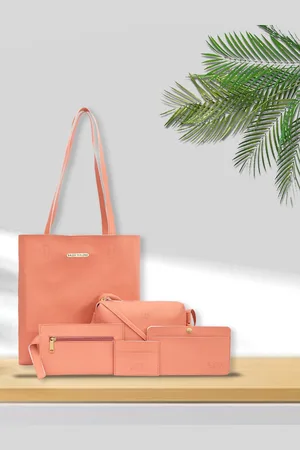 Bagsy Malone Pack Of 5 Textured Structured Tote Bag