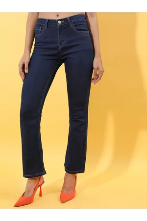 Ketch Women Clean Look Mid-Rise Bootcut Stretchable Jeans