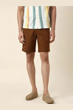 Fabindia Men Mid-Rise Casual Cotton Shorts