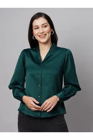 Chemistry Cuffed Sleeves Shirt Style Top