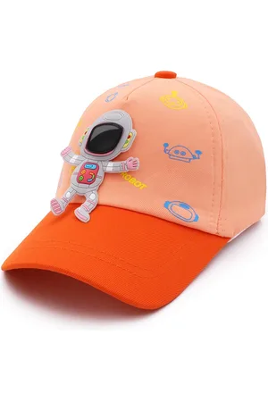 JENNA Kids-Boys Cartoon Character Printed Cotton Baseball Cap