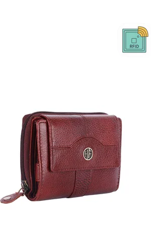 HAMMONDS FLYCATCHER Women Brown Leather Two Fold Wallet