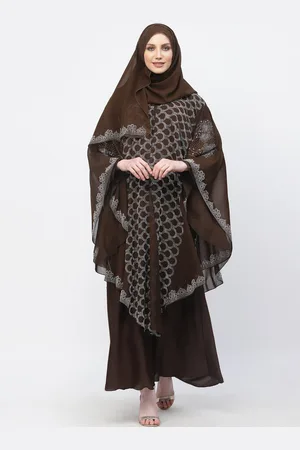 Arrabi Embellished Burqas With Scarf
