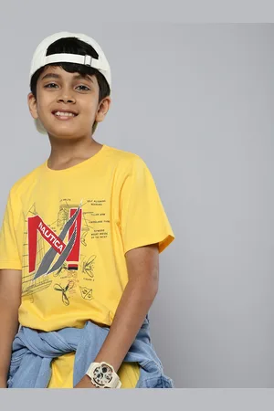 Nautica Boys Pure Cotton Printed T-shirt