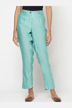 Fabindia Women Slim Fit Trousers