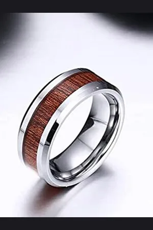 VÌEN Men Silver-Plated Band Ring