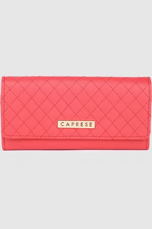 Caprese Women Geometric Thread Work Self Design Envelope Wallet