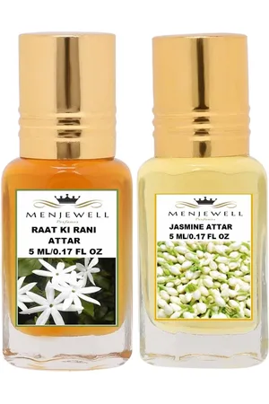 Menjewell Yellow Set of 2 Raat Ki Rani & Jasmine Attar