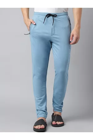 Richlook Men Mid-Rise Cotton Track Pants