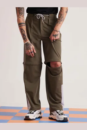 Muvazo Men Straight Fit Convertible Track Pants