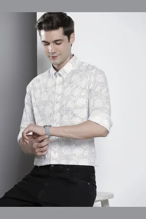 Nautica Slim Fit Floral Printed Casual Shirt