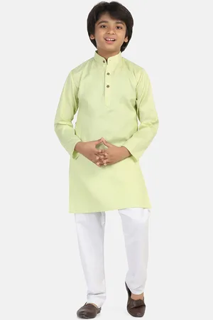Tahvo Boys Pure Cotton Kurta With Pyjamas