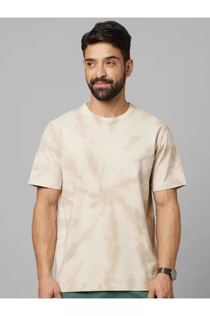 Celio Tie & Dye Round Neck Cotton T-Shirt