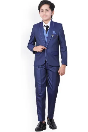BAESD Boys Single-Breasted Notched Lapel Suits