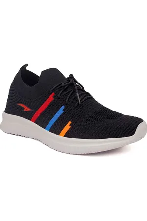 ASIAN Men Navy Blue Mesh Sports Running Non-Marking Shoes