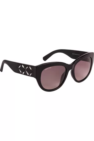 Swarovski Women Cateye Sunglasses SK0127 54 01B