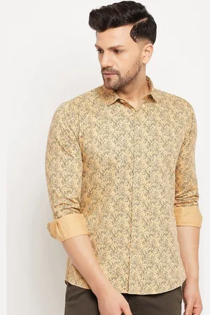 Duke Slim Fit Floral Printed Cotton Casual Shirt