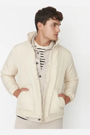 Trendyol Men Beige Puffer Jacket