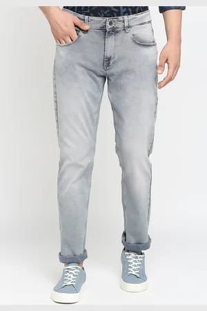 SPYKAR Men Relaxed Fit Low-Rise Heavy Fade Cotton Jeans