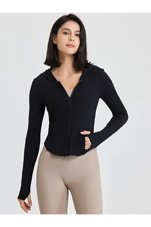 JC Collection Women Lightweight Rapid-dry Crop Sporty Jacket