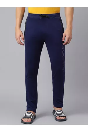 Richlook Men Mid-Rise Cotton Track Pants