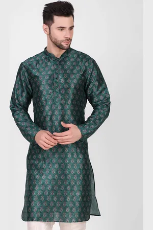 Koshin Ethnic Motifs Printed Mandarin Collar Kurta