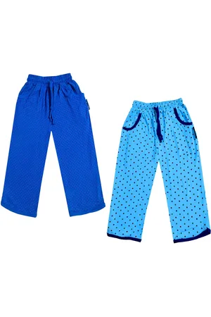 IndiWeaves Girls Pack of 2 Mid-Rise Cotton Printed Capris